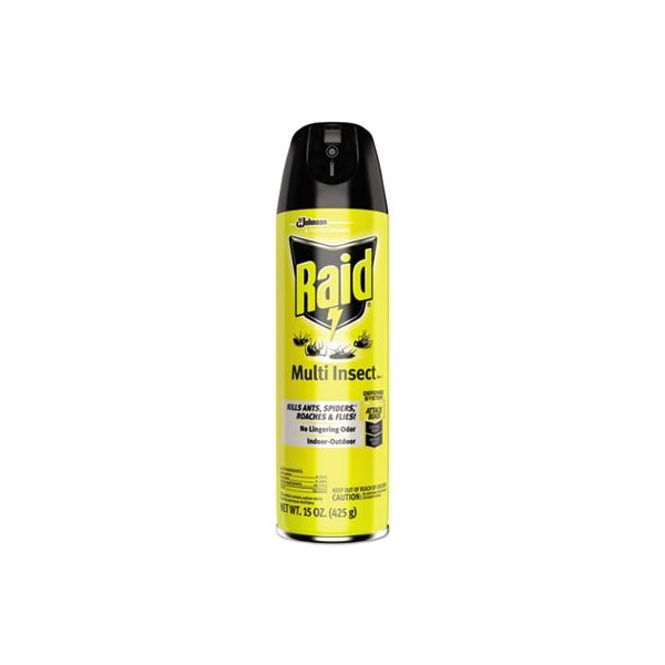 Sc Johnson Raid, MULTI INSECT KILLER, 15 OZ AEROSOL CAN, 12PK 300819 - main